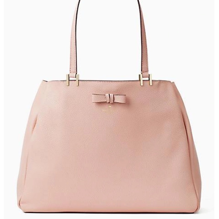 Nwt Kate Spade Pershing Street Warmvellum Wkru5435 Satchel Handbag